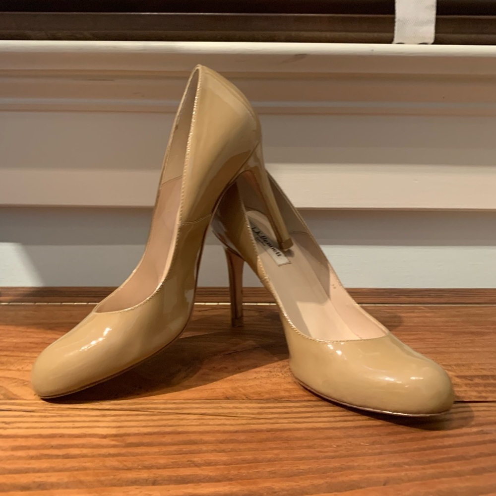 LK Bennett nude pumps